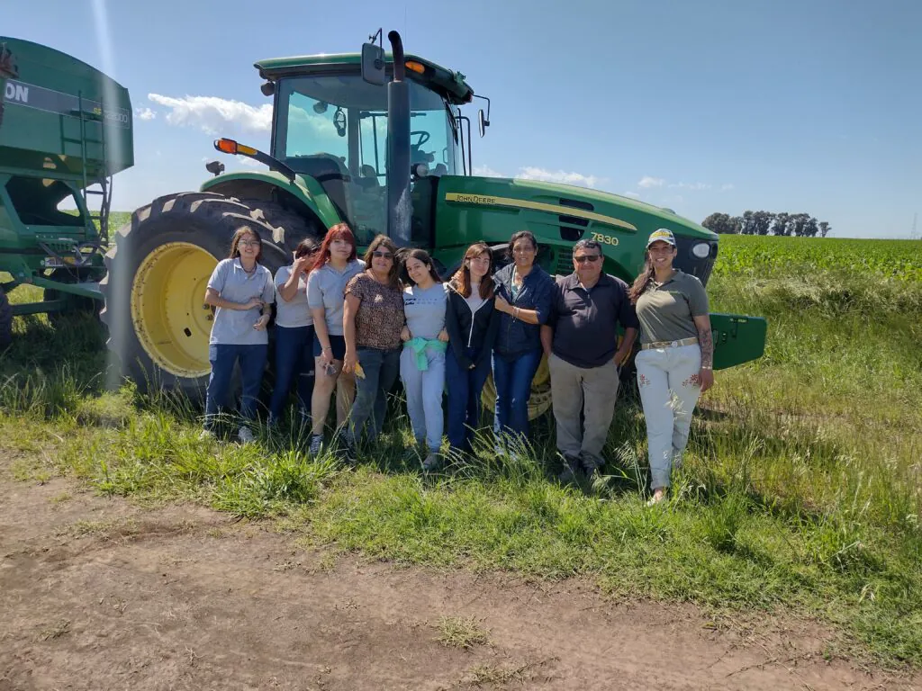 People visiting an Argentina Cattle Ranch 