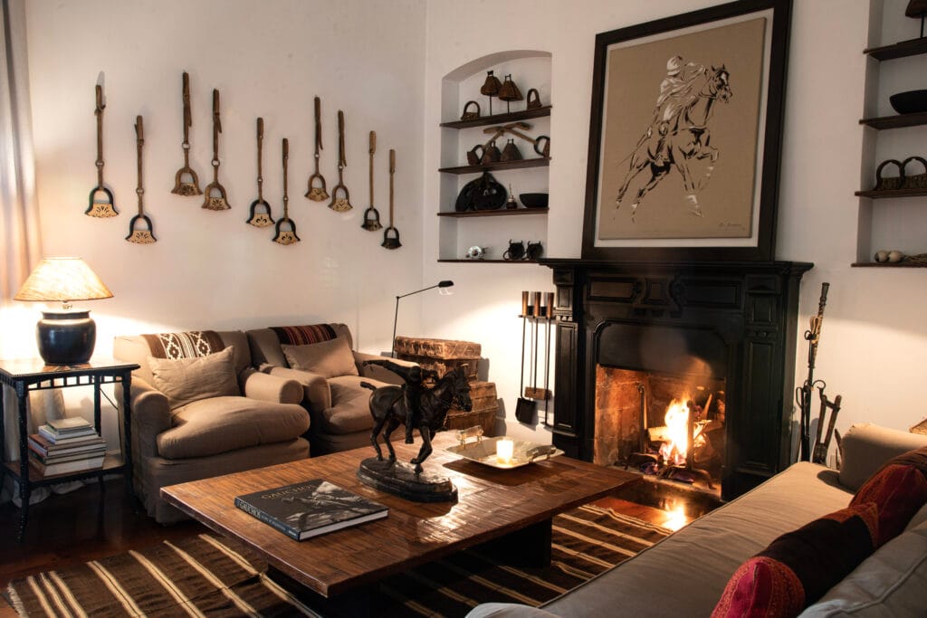 main living room at Estancia La Bamba de Areco