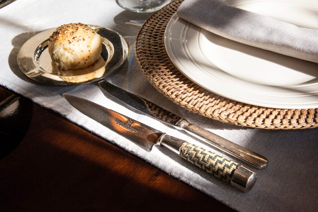 silverware at Estancia La Bamba de Areco